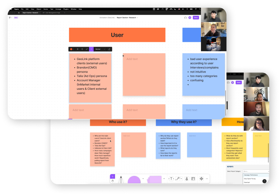 stakeholder interview screenshots