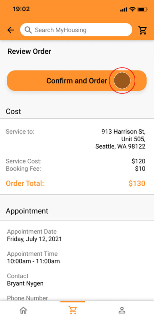 screen to order service