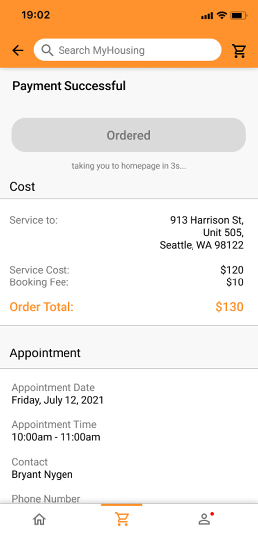 screen to order service