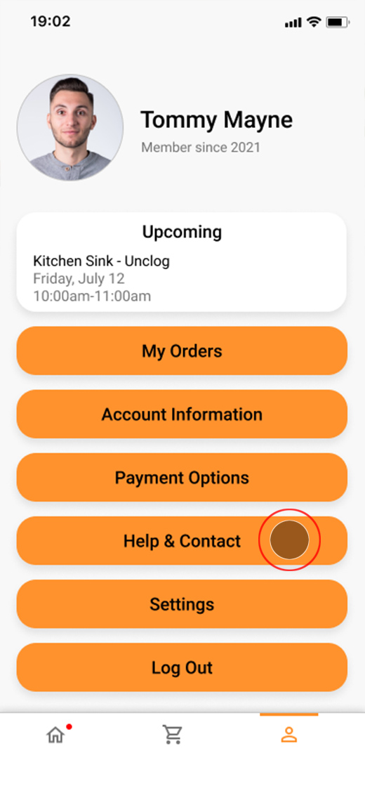 screen to check return policy