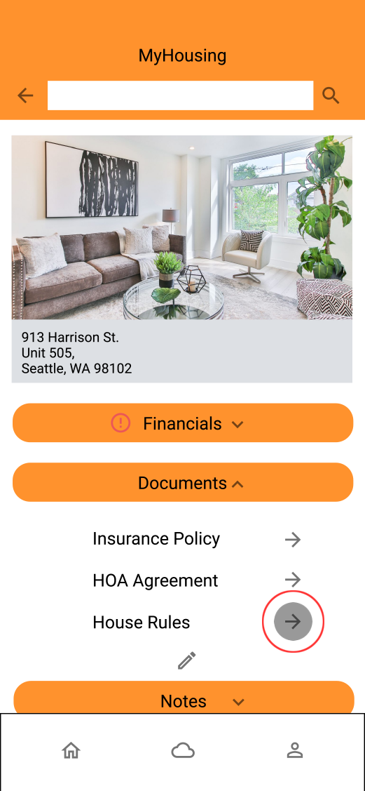 screen to check house rules