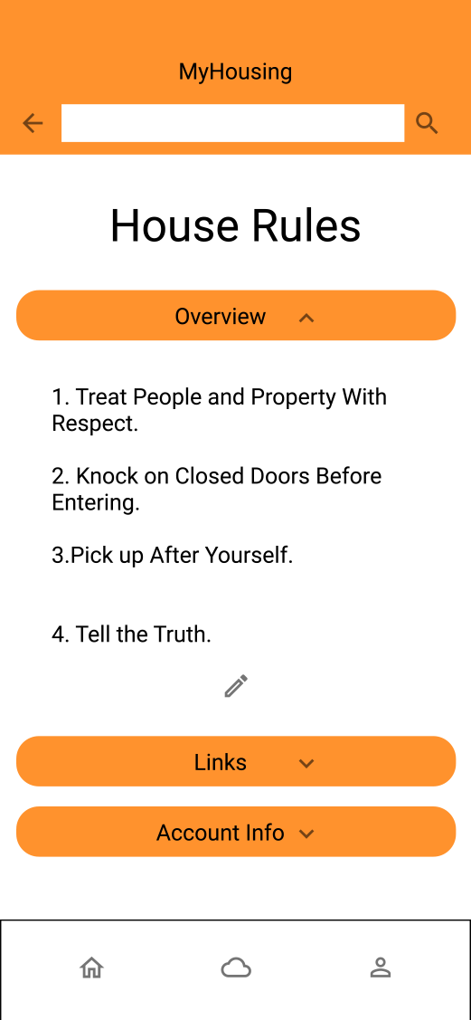 screen to check house rules